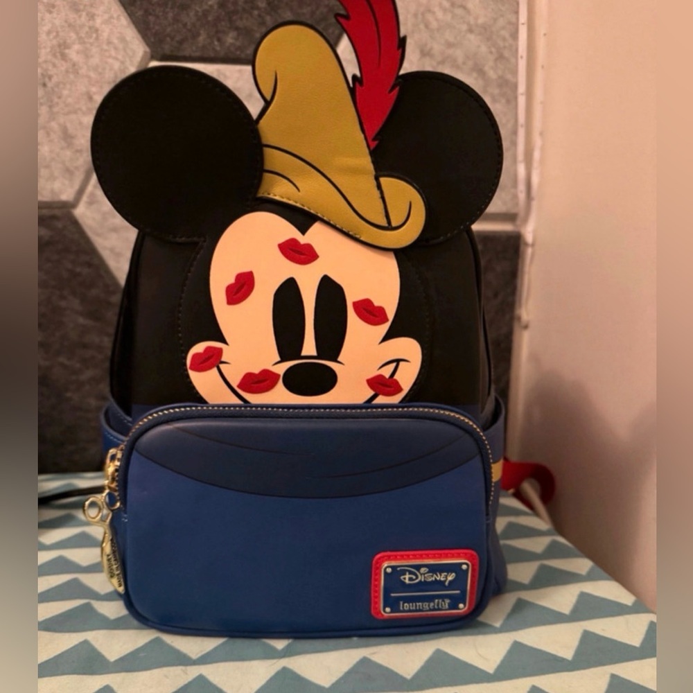 Brave Little Tailor Mickey Mouse Cosplay Loungefly Mini Backpack